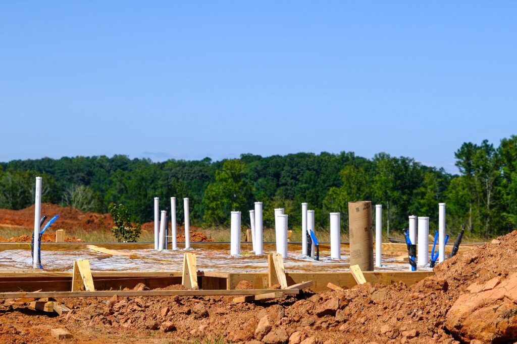 Comment faire passer des tuyaux PVC dans une dalle béton ? Calcul Béton